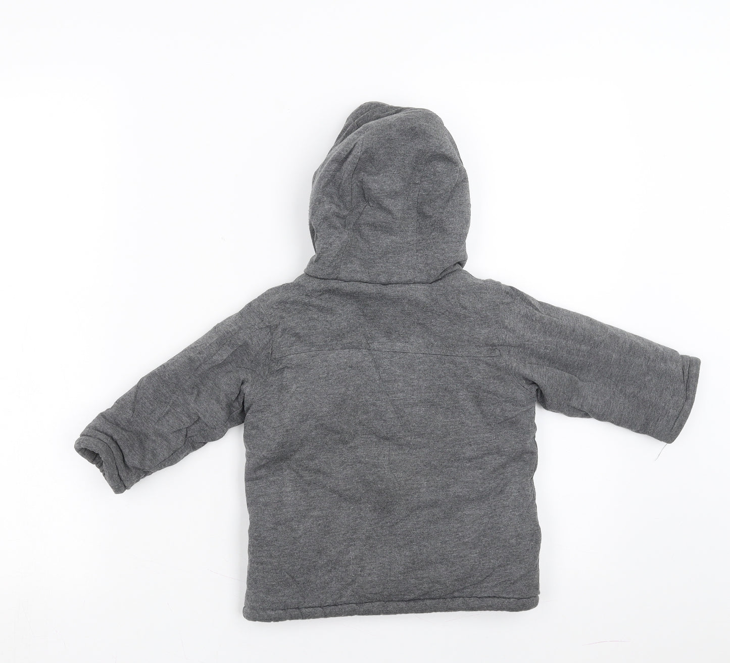 George Boys Grey   Jacket  Size 12-18 Months  - fleece lined