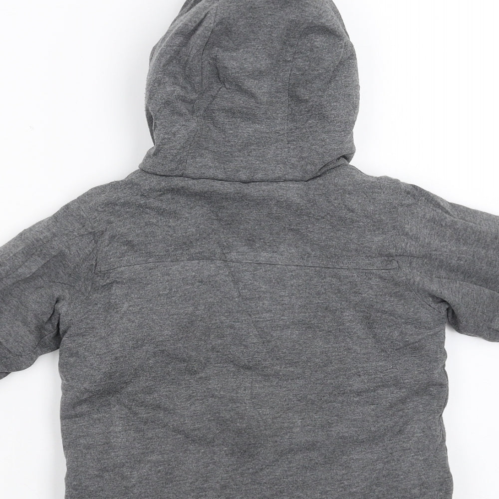 George Boys Grey   Jacket  Size 12-18 Months  - fleece lined