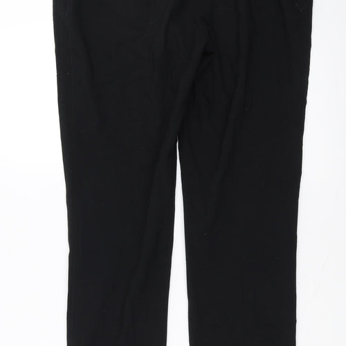 Marks and Spencer Womens Black   Trousers  Size 12 L29 in