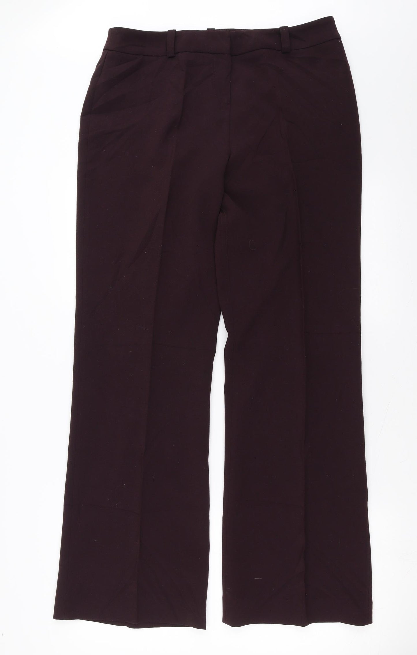 Wallis Womens Purple   Trousers  Size 14 L32 in