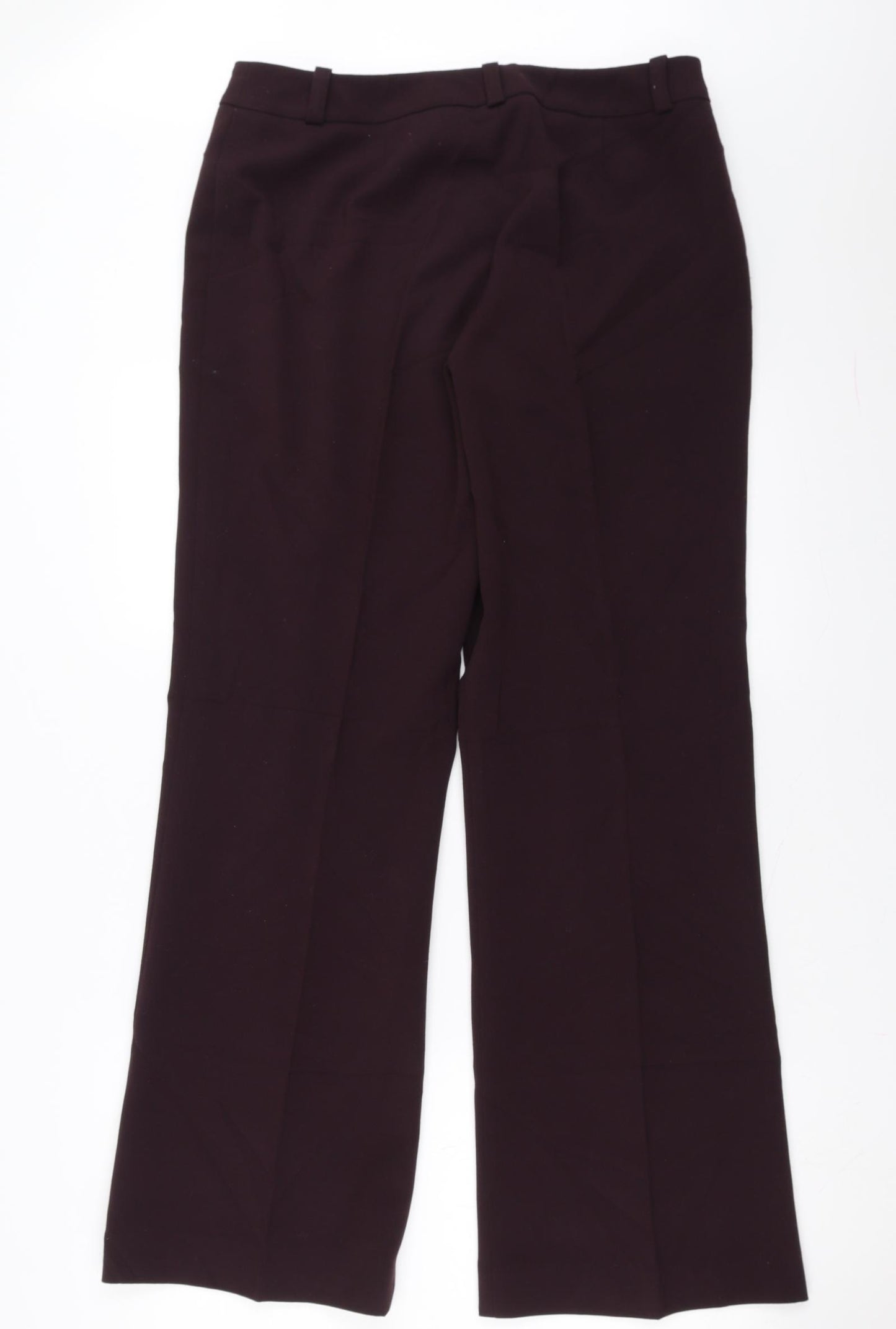 Wallis Womens Purple   Trousers  Size 14 L32 in