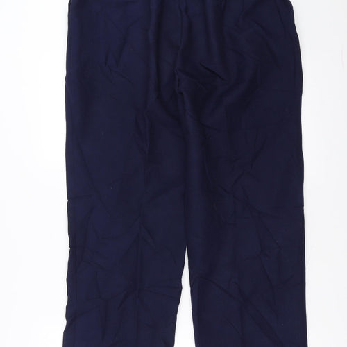 st Michael Womens Blue   Trousers  Size 18 L29 in