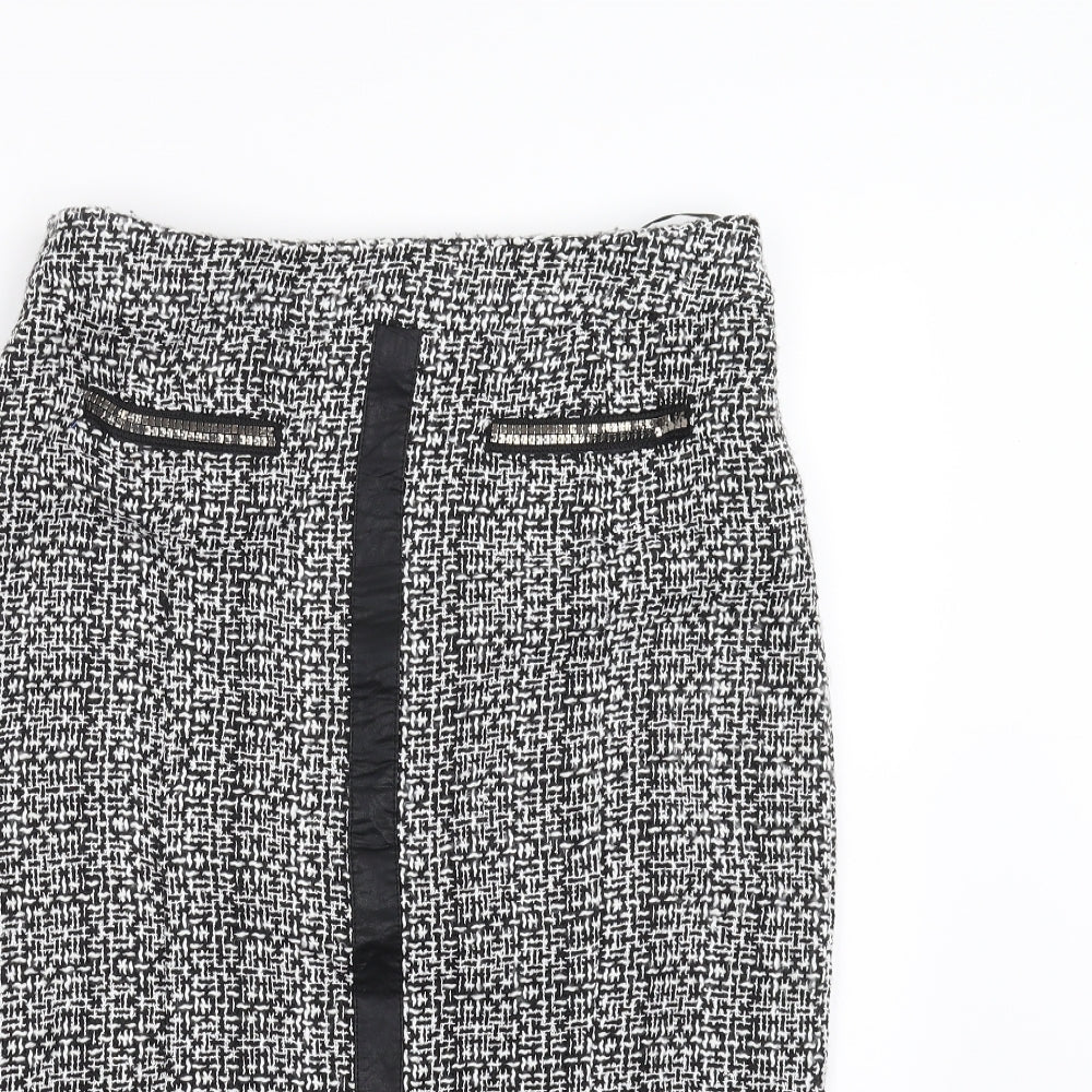 Preworn Womens Black   Straight & Pencil Skirt Size 30 in