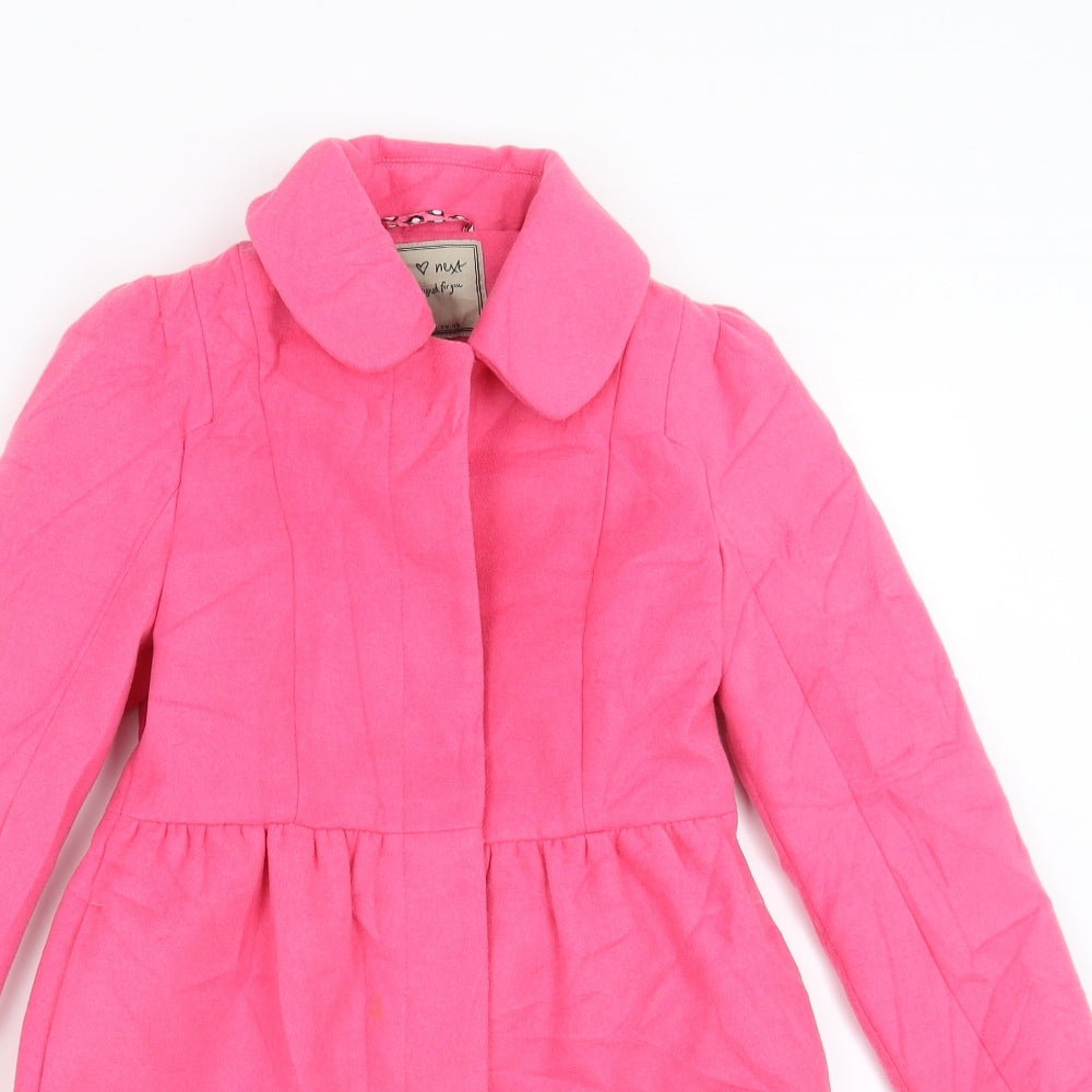 NEXT Girls Pink   Jacket Coat Size 7-8 Years