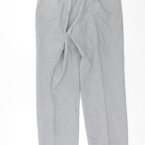 Eastex Womens Grey Houndstooth  Trousers  Size 16 L28 in
