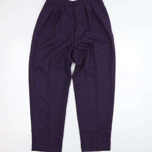 Slimtru Womens Purple   Trousers  Size 12 L26 in