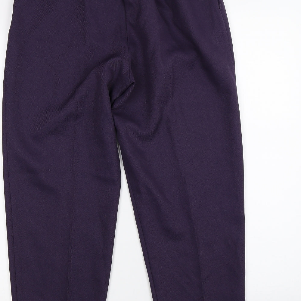 Slimtru Womens Purple   Trousers  Size 12 L26 in