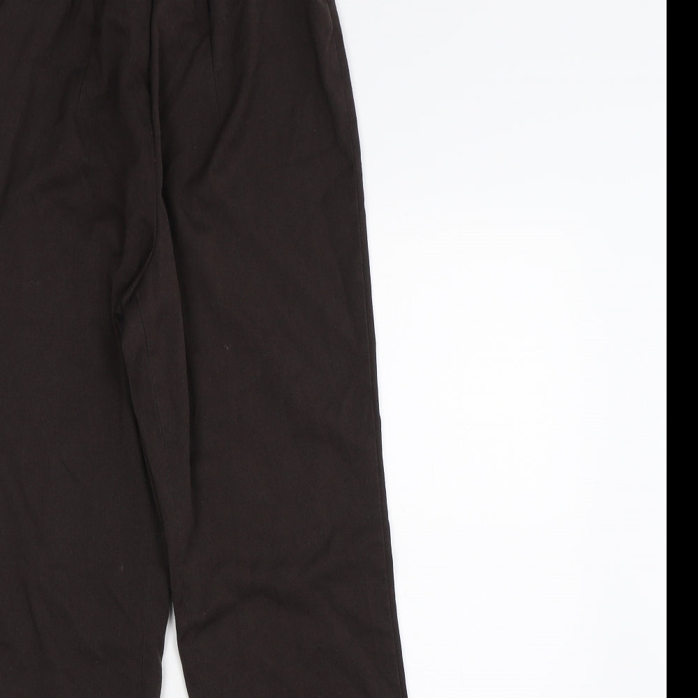 Preworn Womens Brown   Trousers  Size 14 L29 in