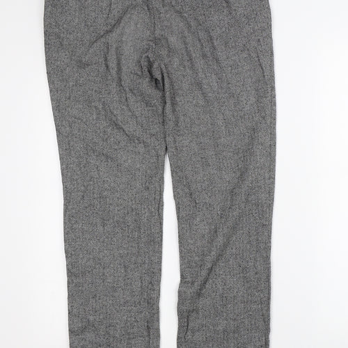 Raphaël Womens Grey    Trousers Size 12 L27.5 in