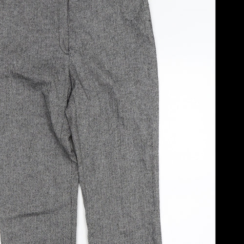 Raphaël Womens Grey    Trousers Size 12 L27.5 in