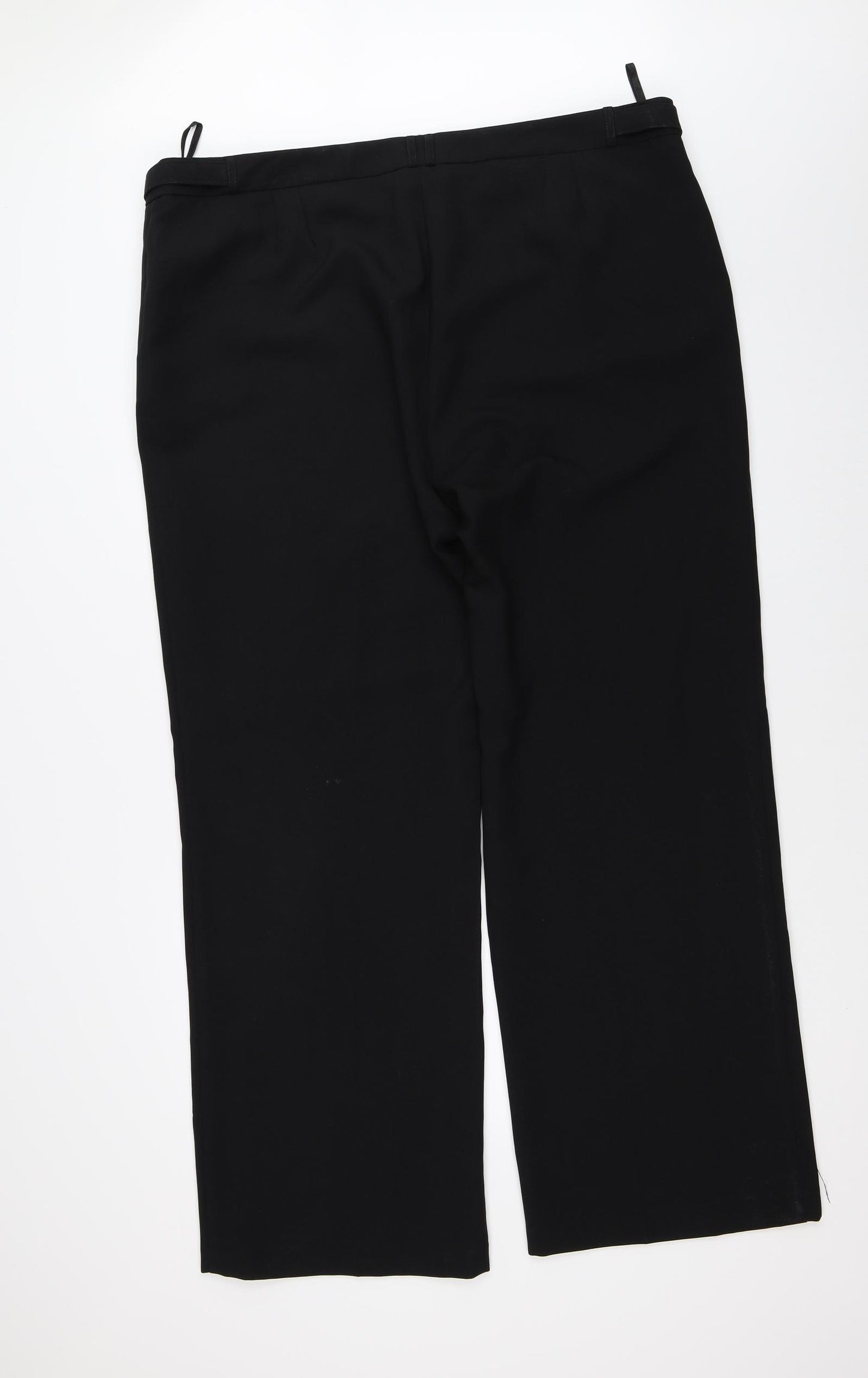 Peacocks Womens Black   Trousers  Size 20 L30 in