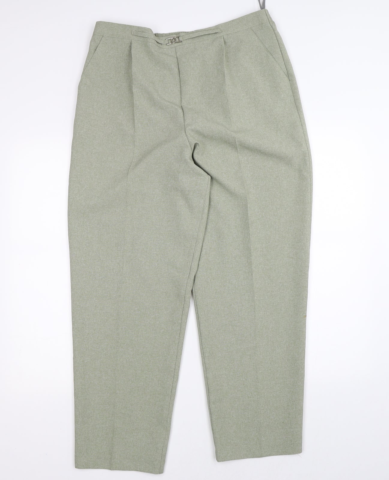 Classic Womens Green   Trousers  Size 16 L28 in