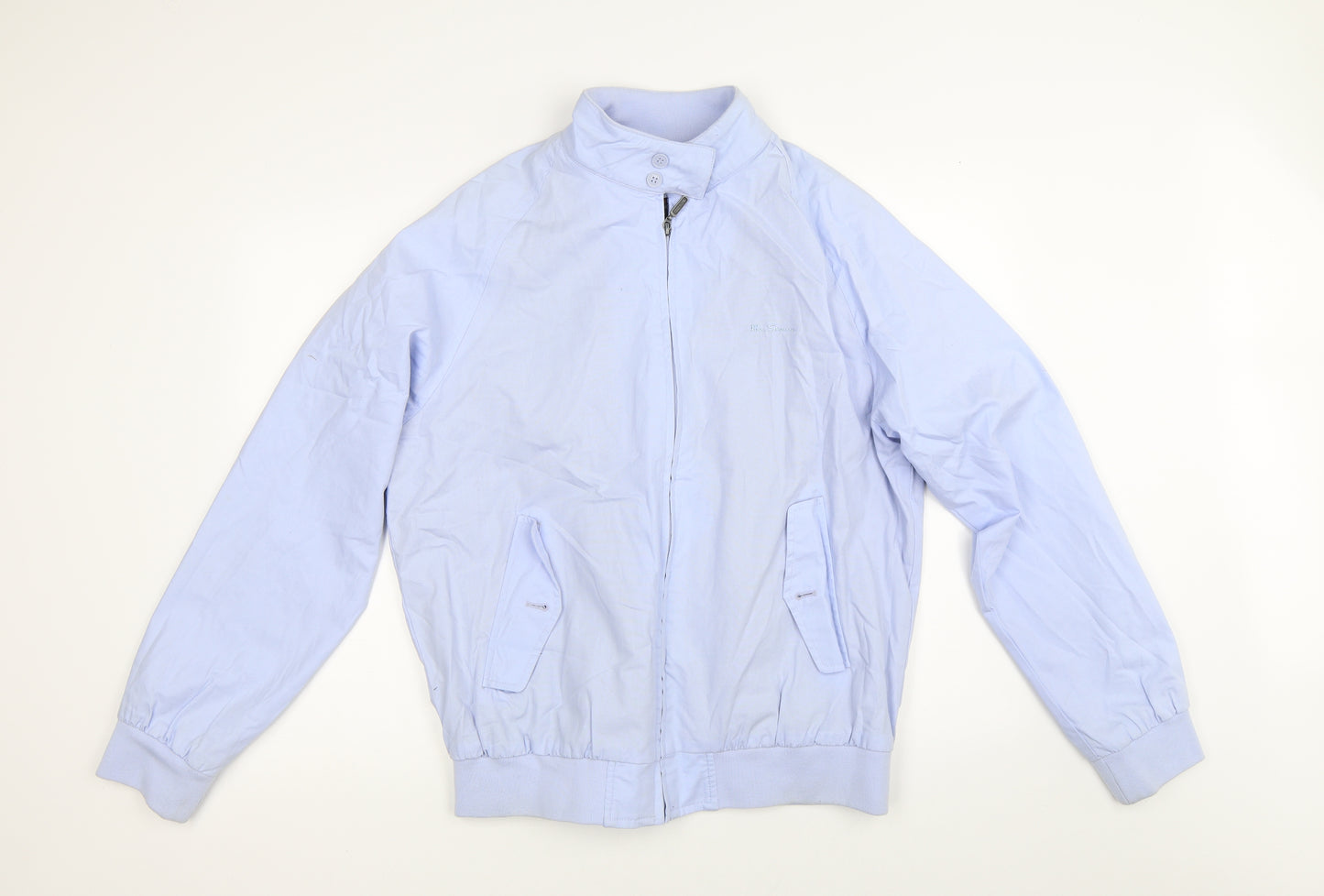Ben Sherman Mens Blue   Bomber Jacket Jacket Size XL
