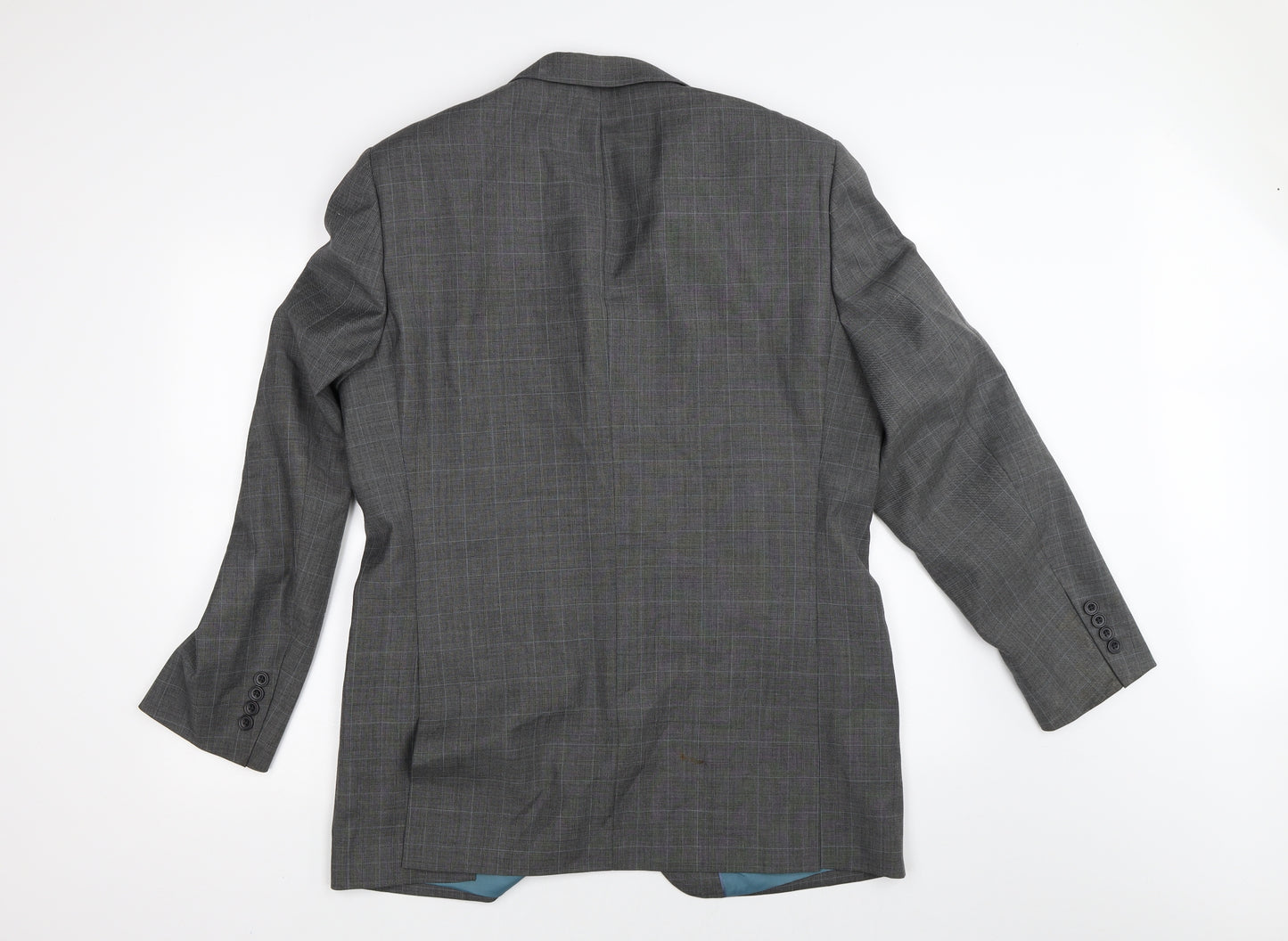 GREENWOODS Mens Grey   Jacket Suit Jacket Size 40