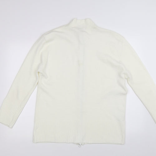 Glance Womens Ivory   Cardigan Jumper Size L