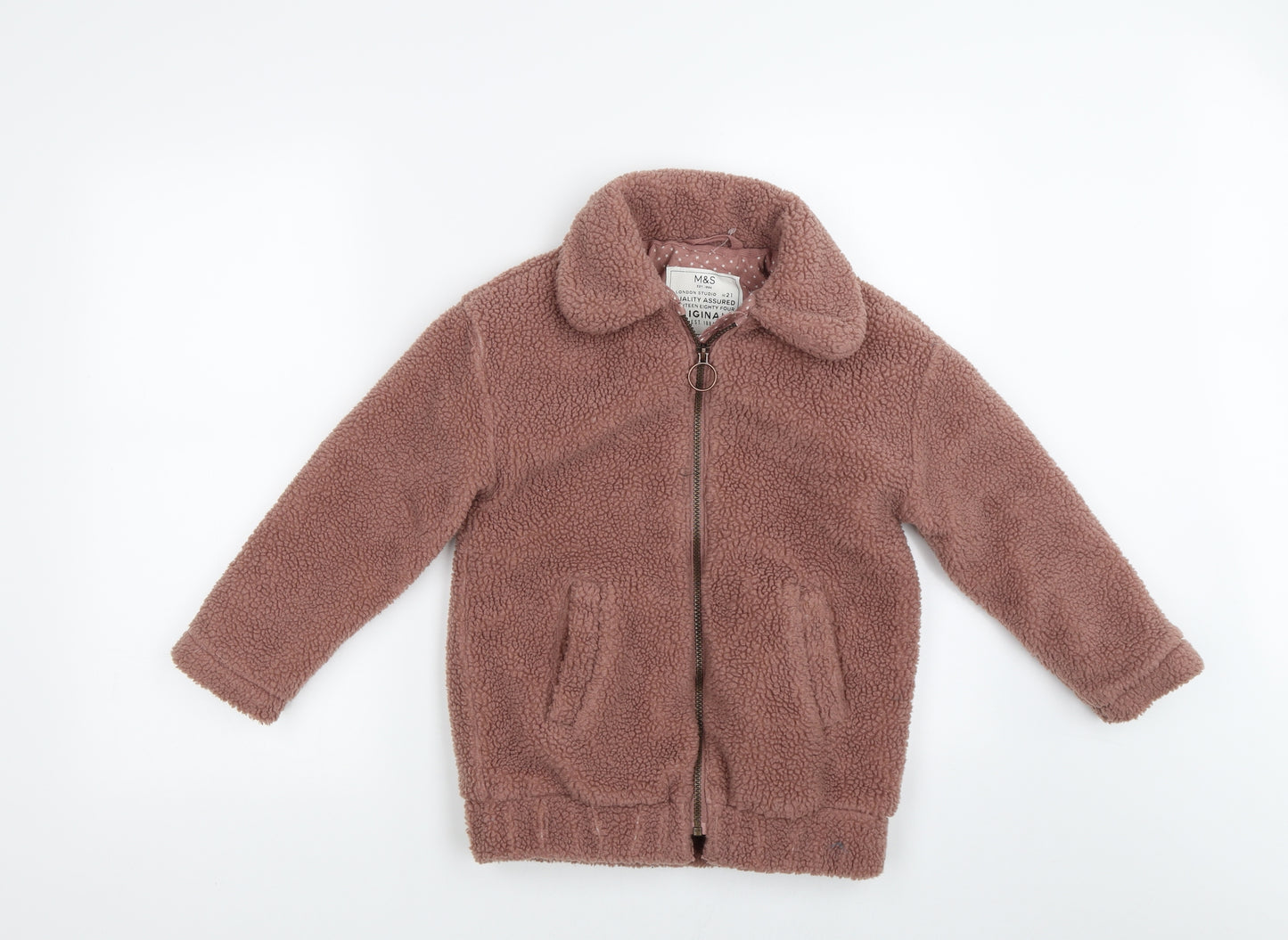 Marks and Spencer Girls Pink   Jacket  Size 7-8 Years
