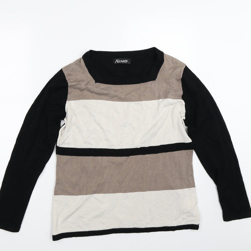 ALEXARA Womens Black   Pullover Jumper Size L