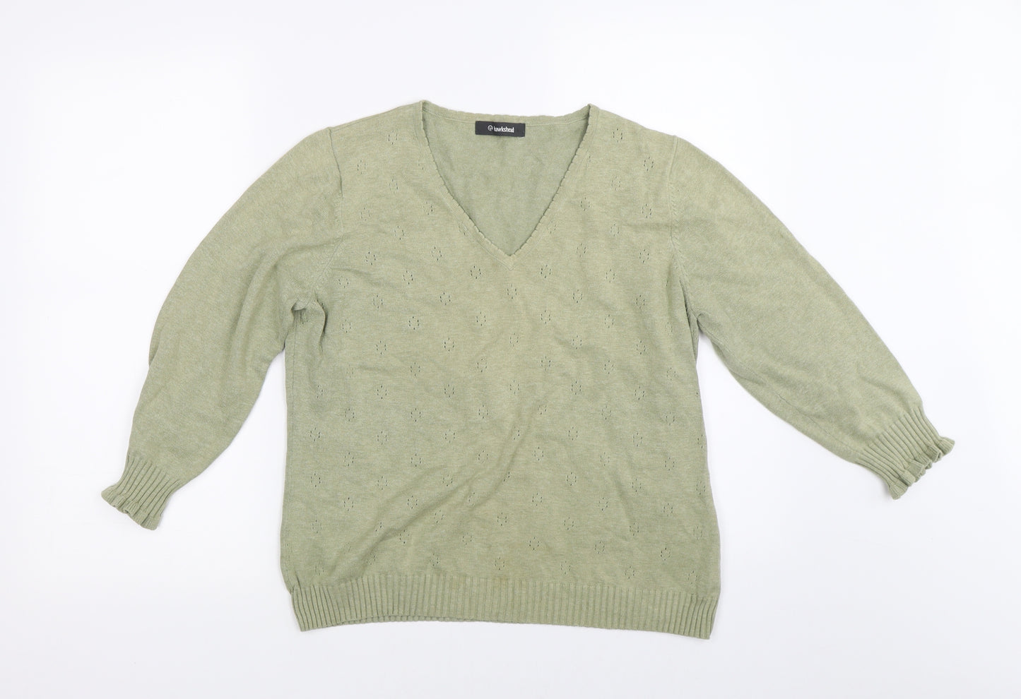 Hawkshead Womens Green   Pullover Jumper Size 16