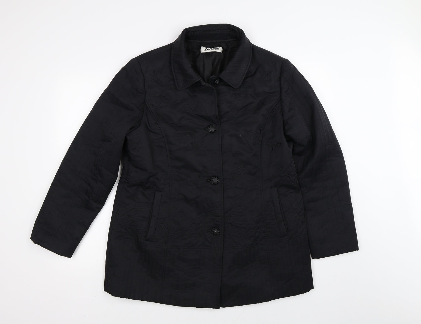 Berkertex Womens Black   Anorak Coat Size 14
