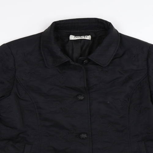 Berkertex Womens Black   Anorak Coat Size 14