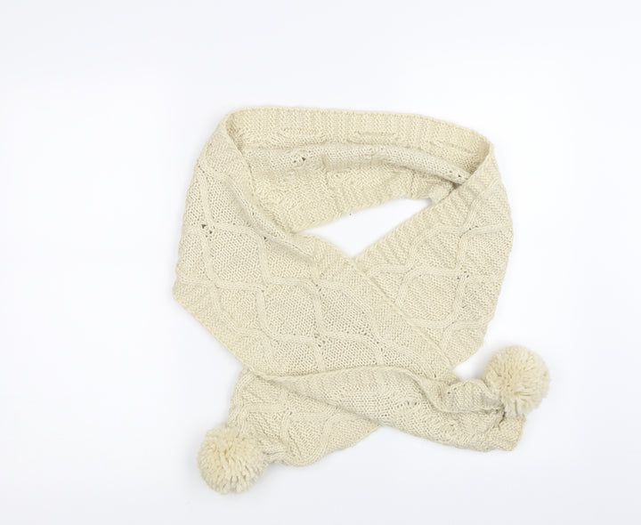 Preworn Womens Ivory    Scarf