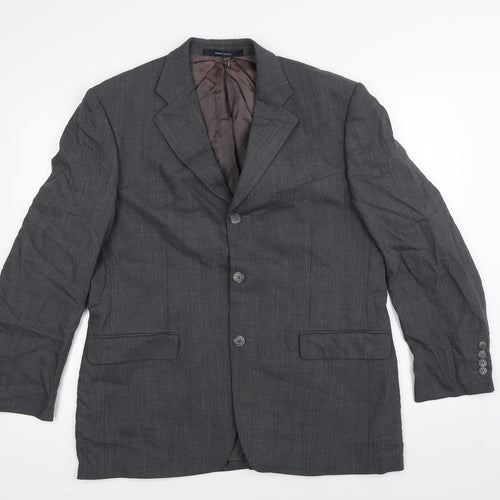 British Tailor Mens Grey   Jacket Suit Jacket Size 42
