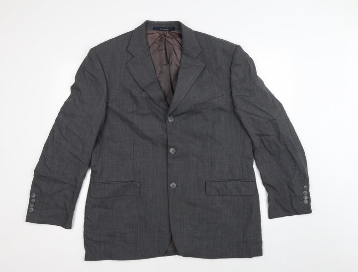 British Tailor Mens Grey   Jacket Suit Jacket Size 42