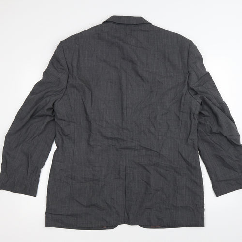 British Tailor Mens Grey   Jacket Suit Jacket Size 42