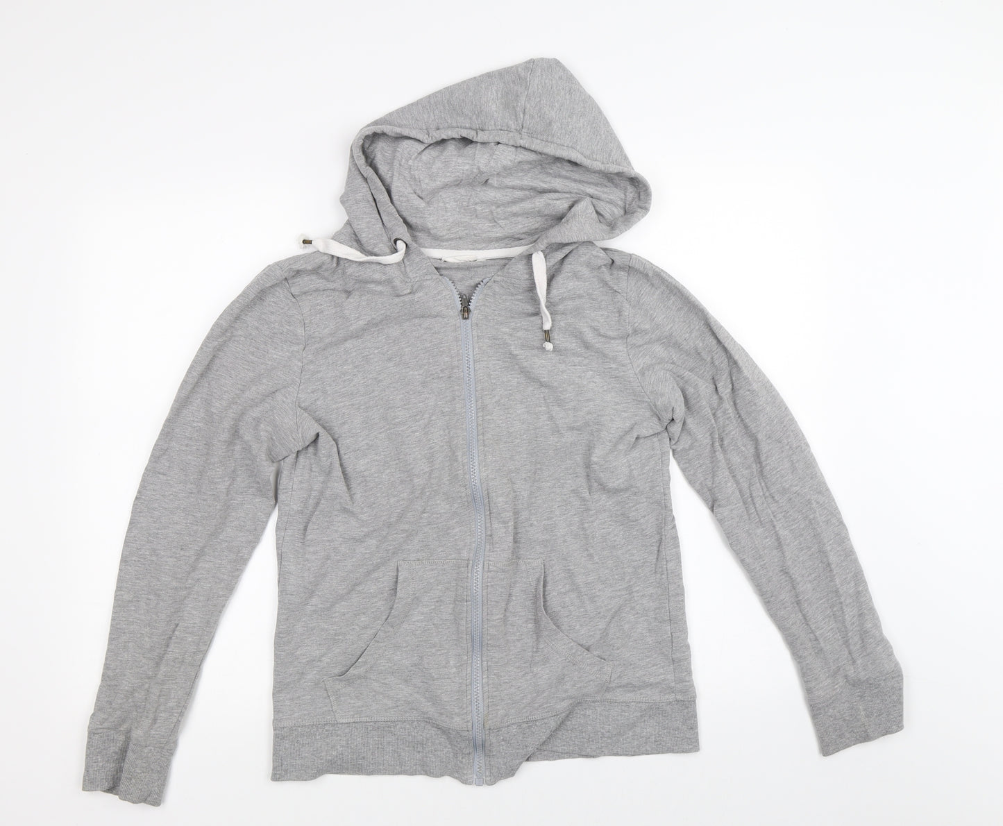 Blue Motion Womens Grey   Full Zip Hoodie Size M
