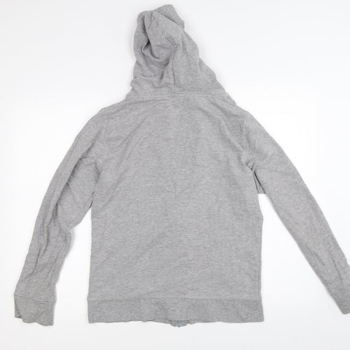 Blue Motion Womens Grey   Full Zip Hoodie Size M