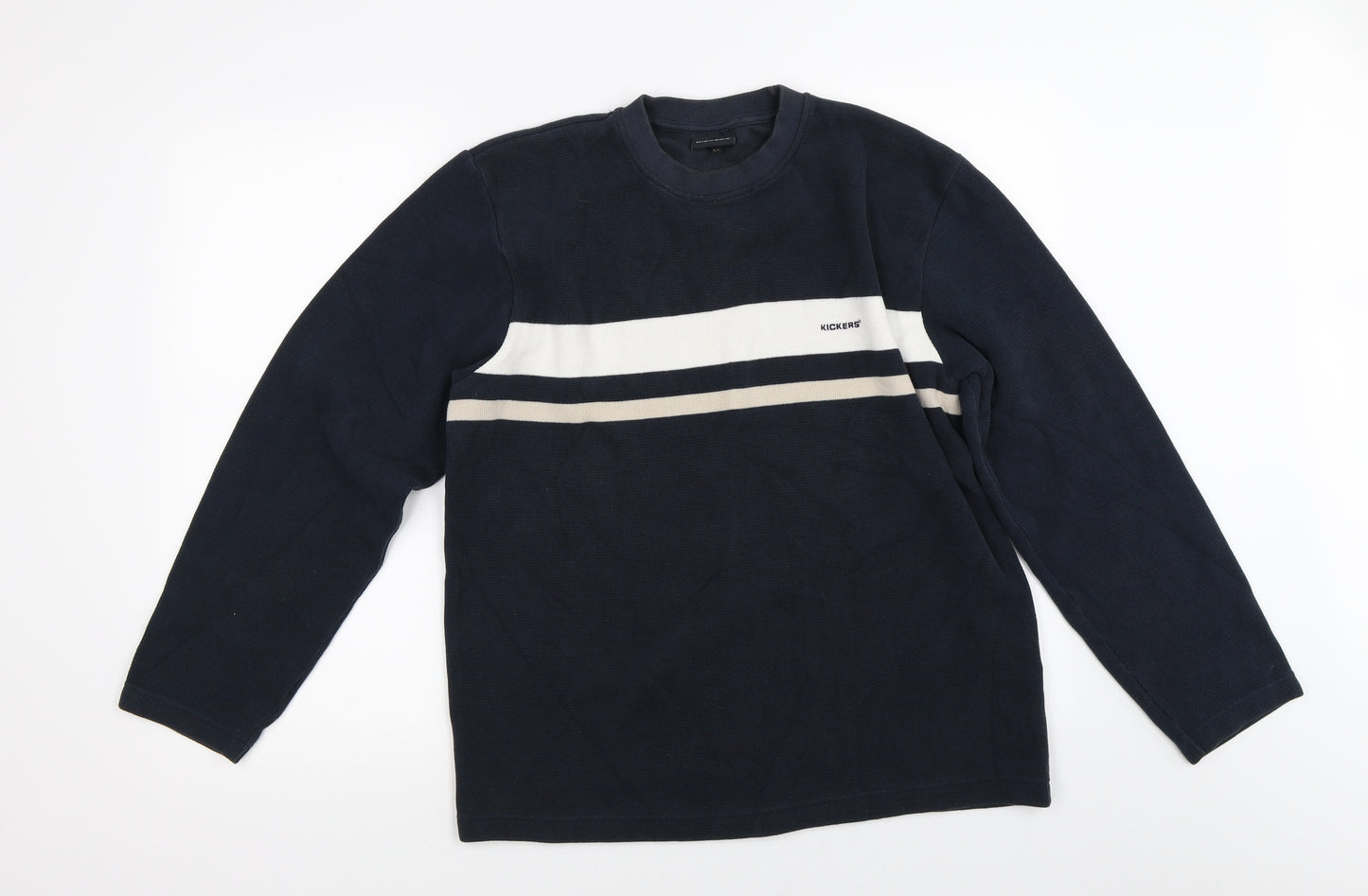 Kickers Mens Black   Pullover Jumper Size M