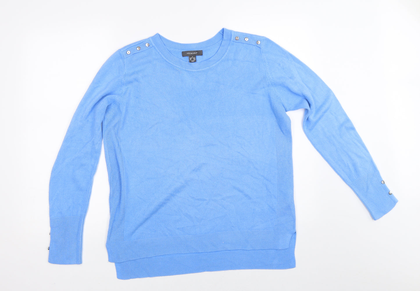 Primark Womens Blue   Pullover Jumper Size M