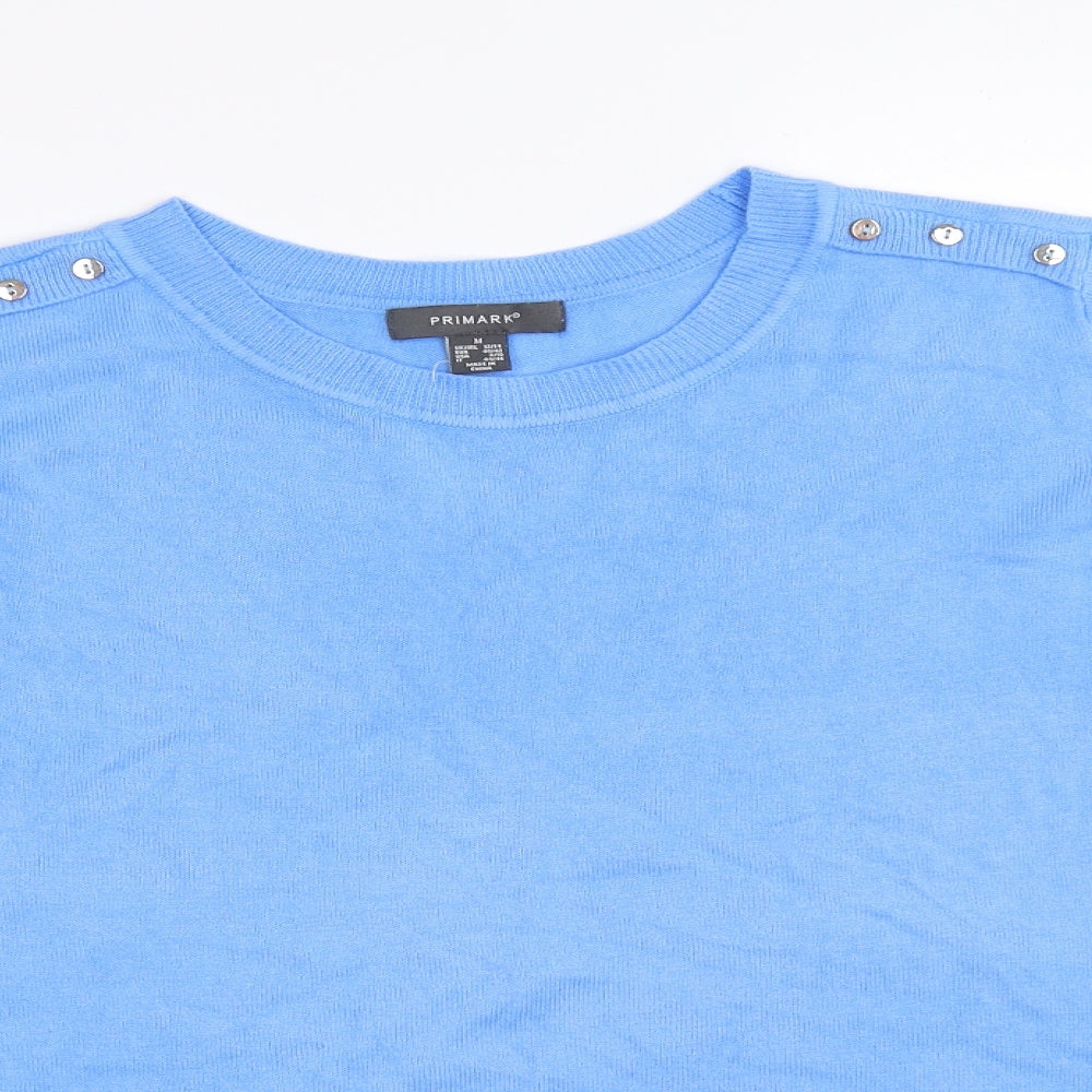 Primark Womens Blue   Pullover Jumper Size M