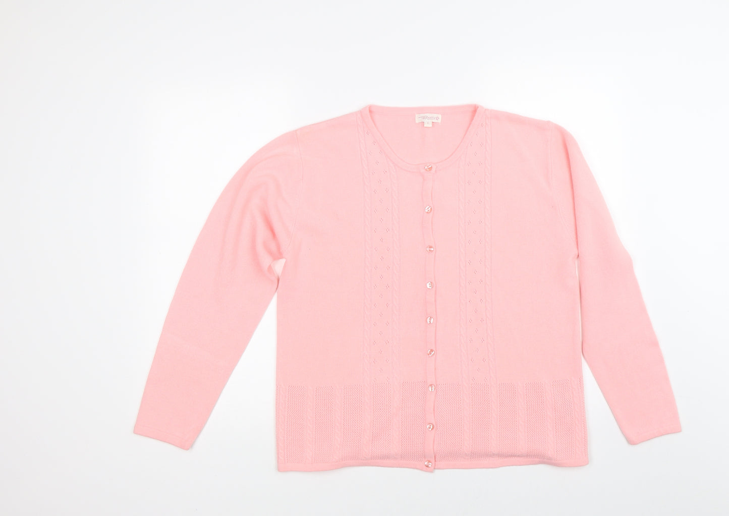 Tayberry Womens Pink   Cardigan Jumper One Size