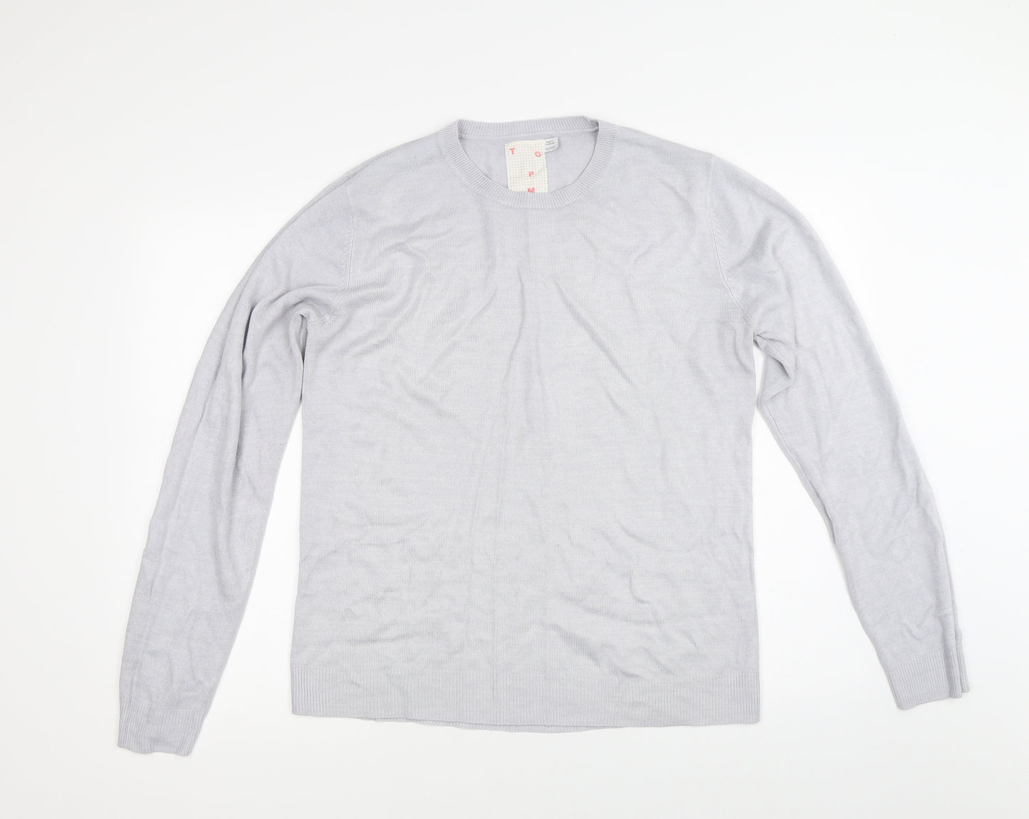 Topman Mens Grey   Pullover Jumper Size S