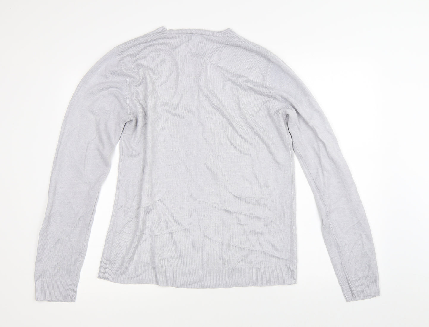 Topman Mens Grey   Pullover Jumper Size S
