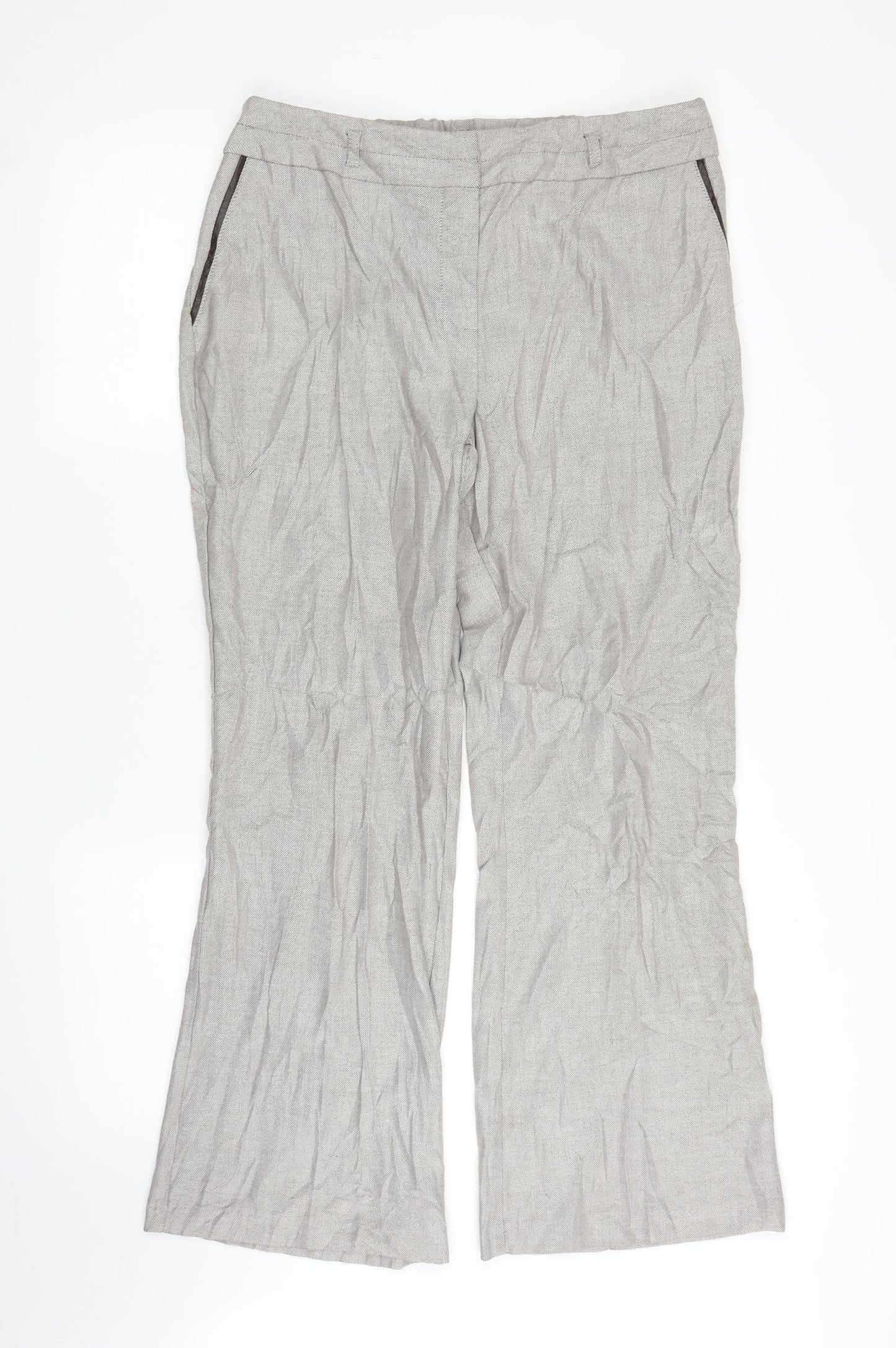 Savior Womens Beige   Trousers  Size 14 L28 in