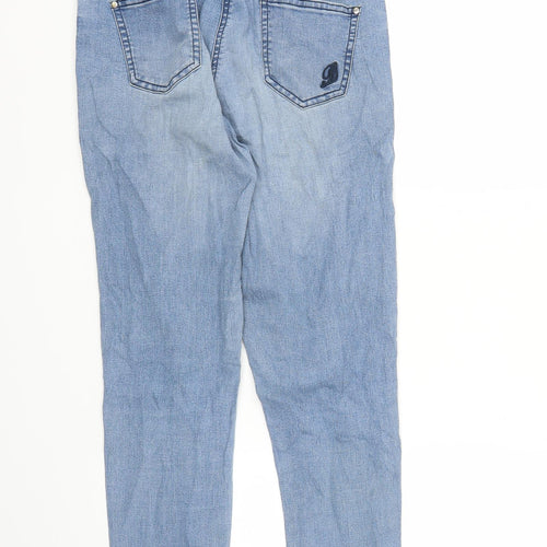Preworn Womens Blue  Denim Mom Jeans Size 10 L27 in