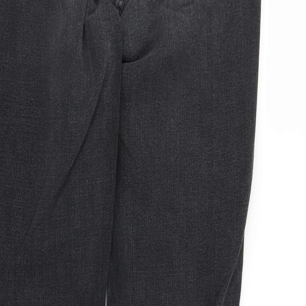 NEXT Womens Black  Denim Skinny Jeans Size 14 L26 in