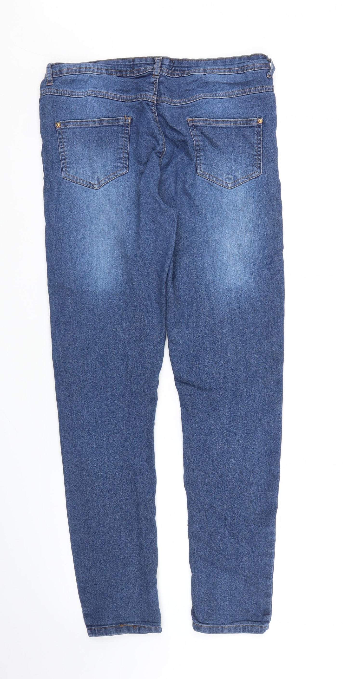 Select Womens Blue  Denim Jegging Jeans Size 12 L27 in