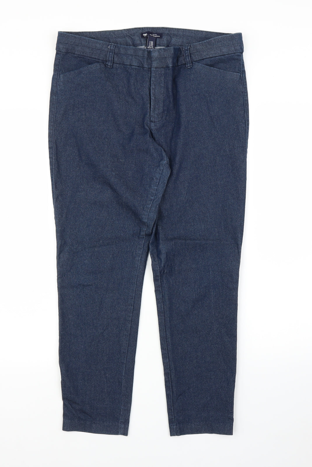 Gap Womens Blue   Pedal Pusher Trousers Size 14 L24 in