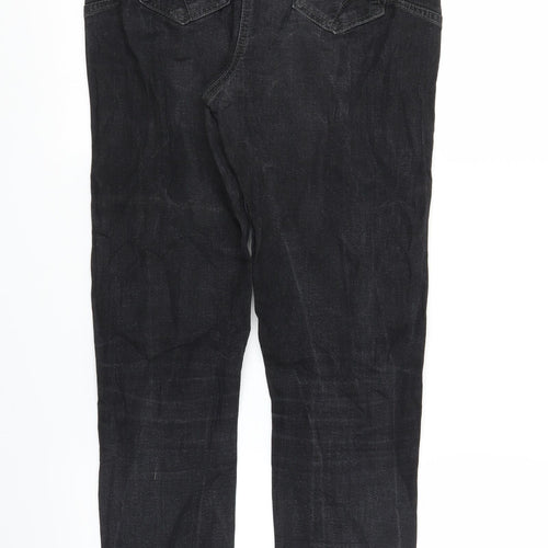 George Womens Black  Denim Skinny Jeans Size 12 L29 in