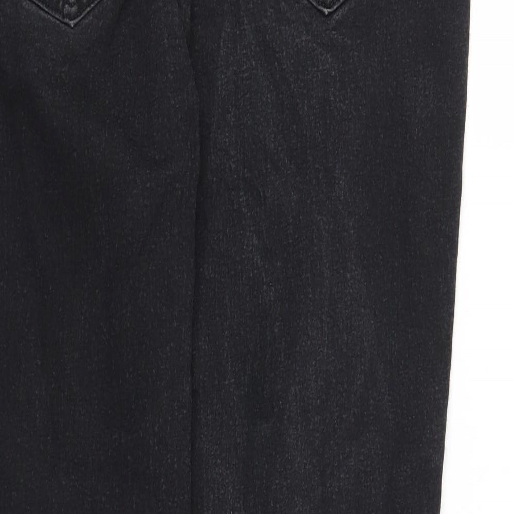 TU Womens Black  Denim Jegging Jeans Size 16 L26 in
