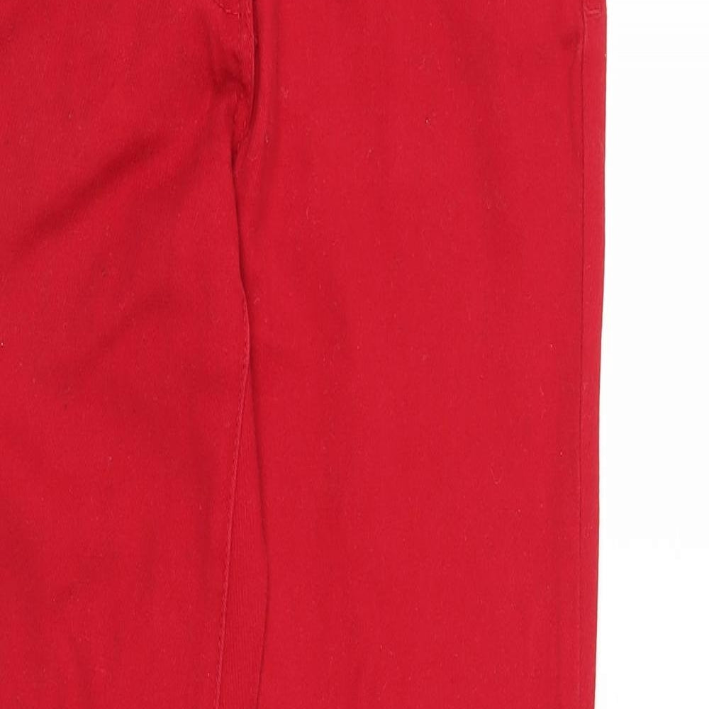 NEXT Womens Red  Denim Skinny Jeans Size 10 L28 in