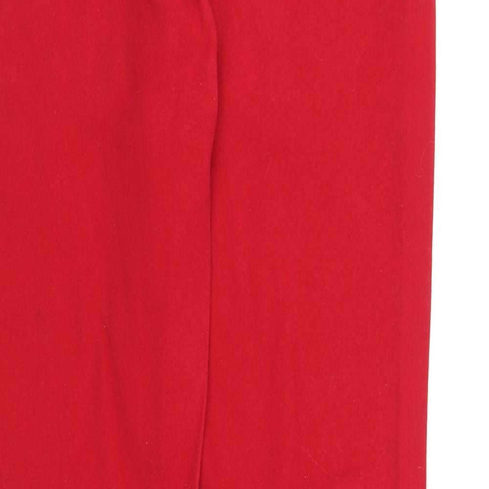 NEXT Womens Red  Denim Skinny Jeans Size 10 L28 in