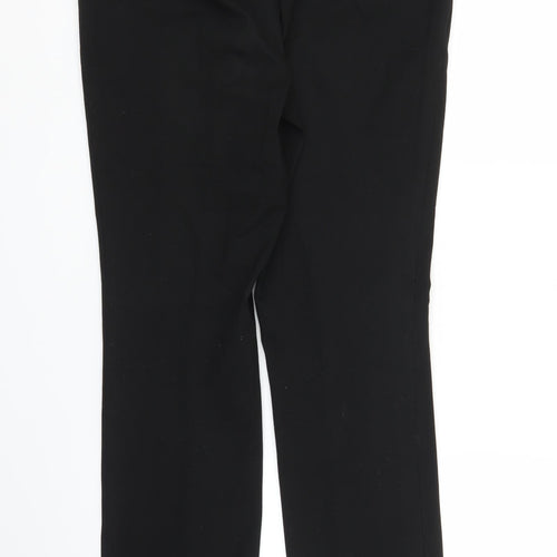 M&S Womens Black   Trousers  Size 12 L28.5 in