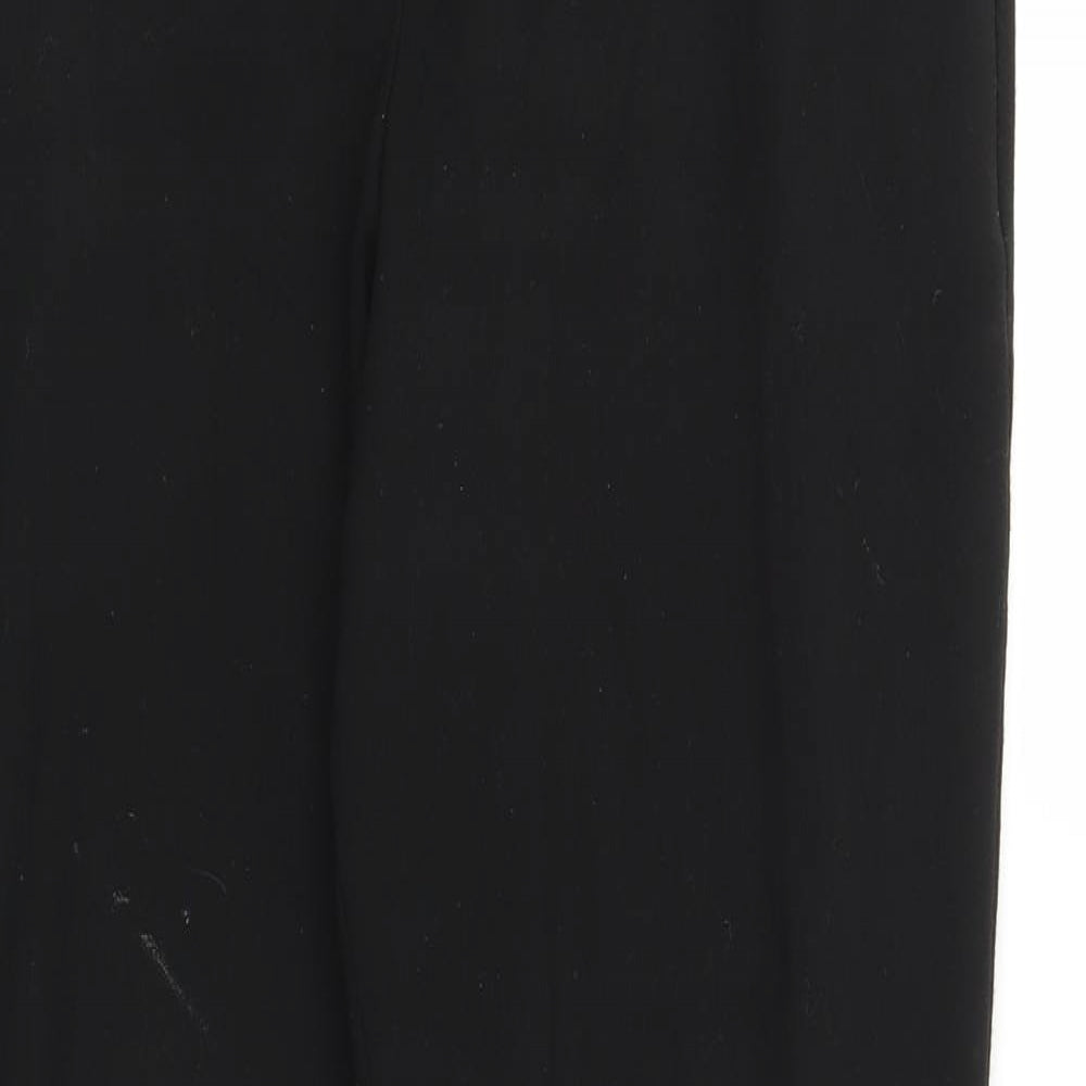 M&S Womens Black   Trousers  Size 12 L28.5 in