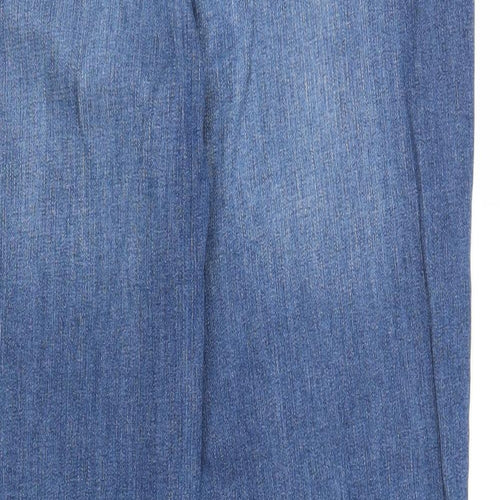 TU Womens Blue  Denim Bootcut Jeans Size 14 L30 in