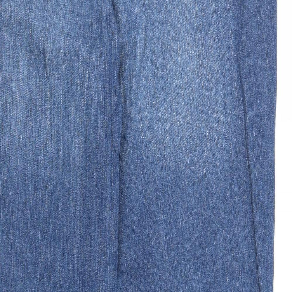 TU Womens Blue  Denim Bootcut Jeans Size 14 L30 in