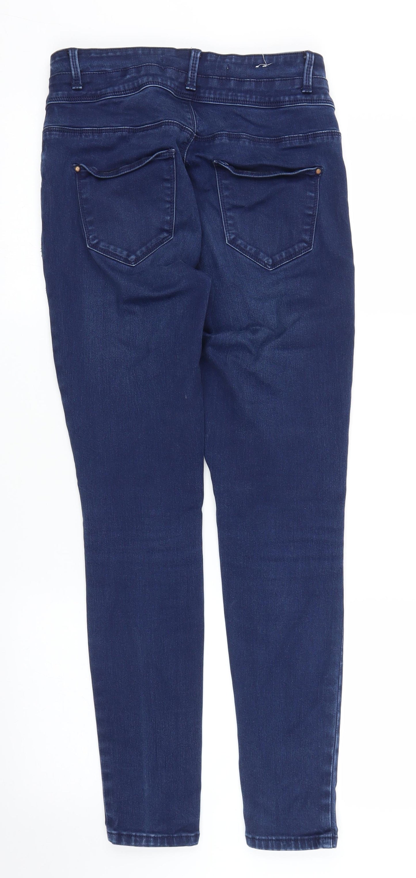 New Look Womens Blue  Denim Skinny Jeans Size 26 in L28 in - High Waist